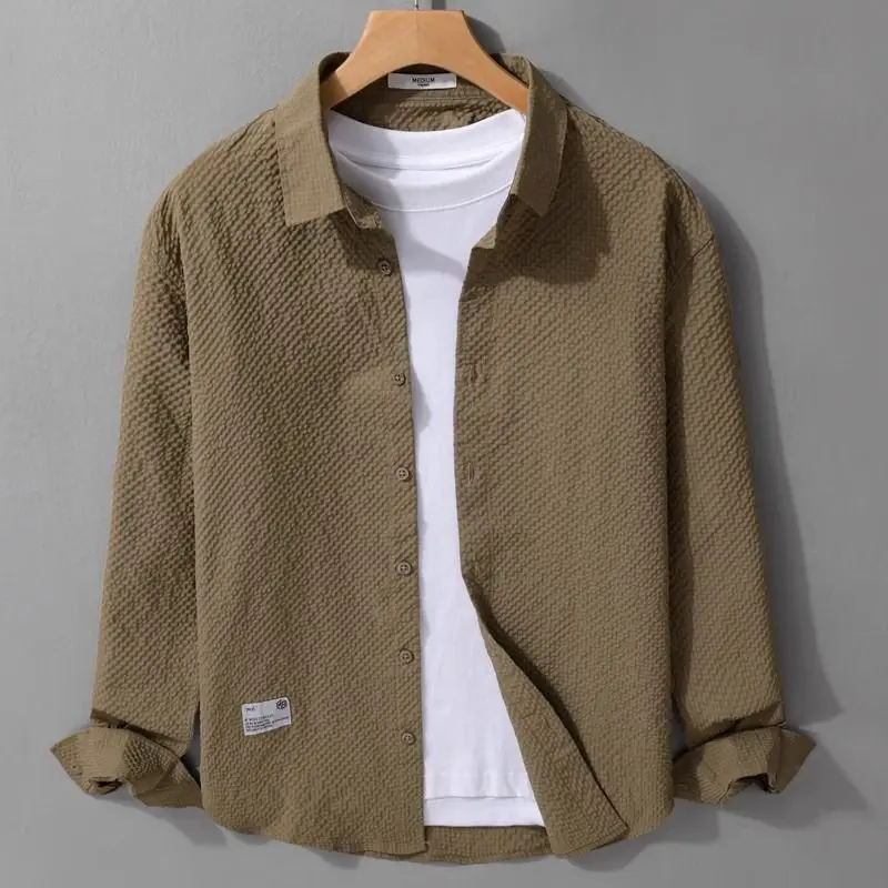 All-match Simplicity Trend Long Sleeve Youth Shirt Tops Spring Autumn Polo Neck Button Casual Blouse Fashion Trend Women Clothes