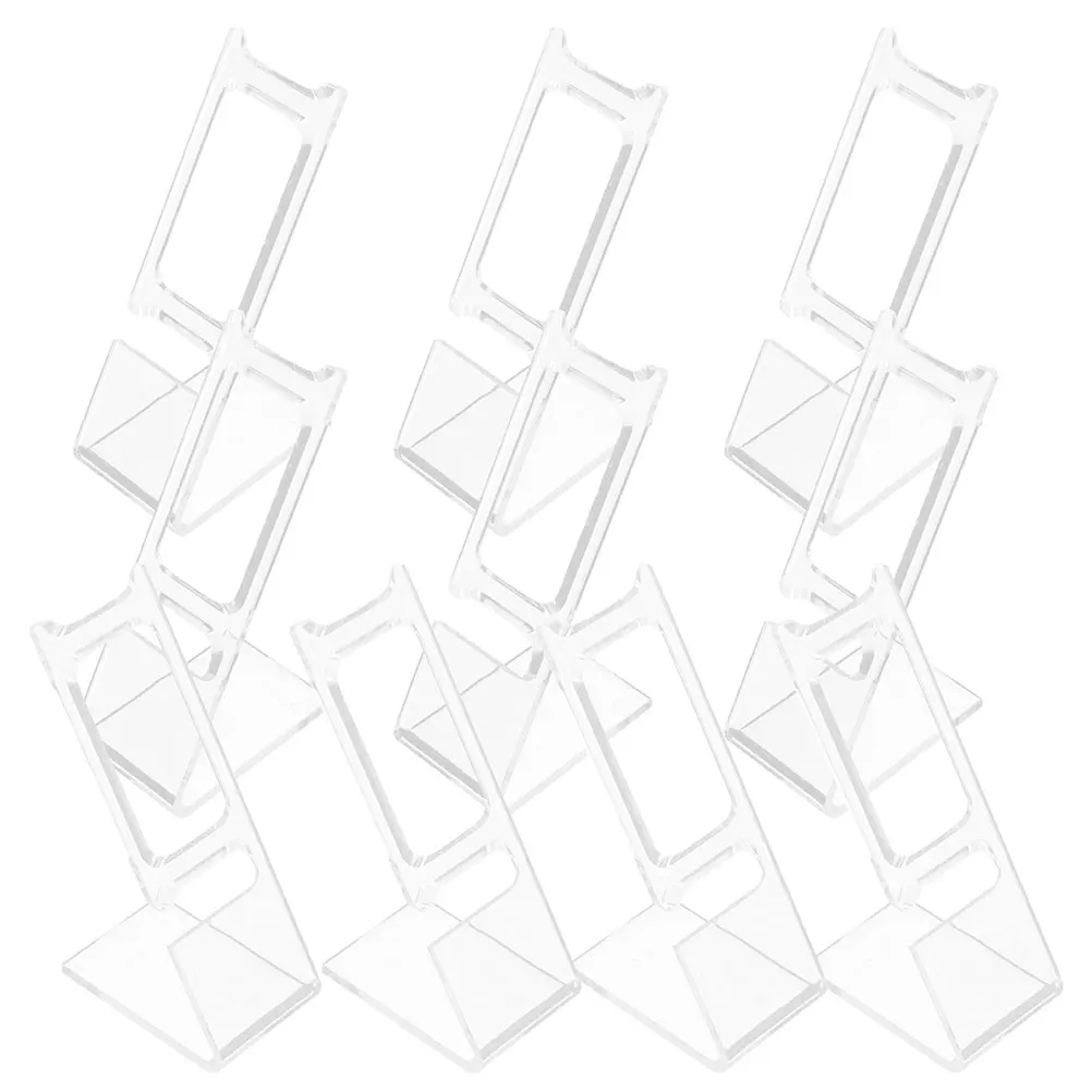 

50pcs Watch Display Stand Clear Transparent Holder Rack Bracelet Storage Organizer Smartwatch Shelf Stable Support