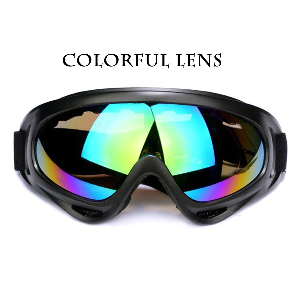 Motorcycle Glasses Anti Glare Motocross Sunglasses Sports Ski Goggles Windproof Dustproof UV Protective Gears Accessories