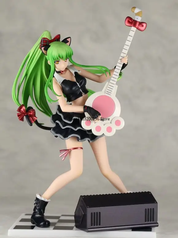 Bandai Original Ichiban Kuji Code Geass Lelouch of The Rebellion C.C. Band Guitar Code BLACK Ver.Action Figure Model Collectible - view 5