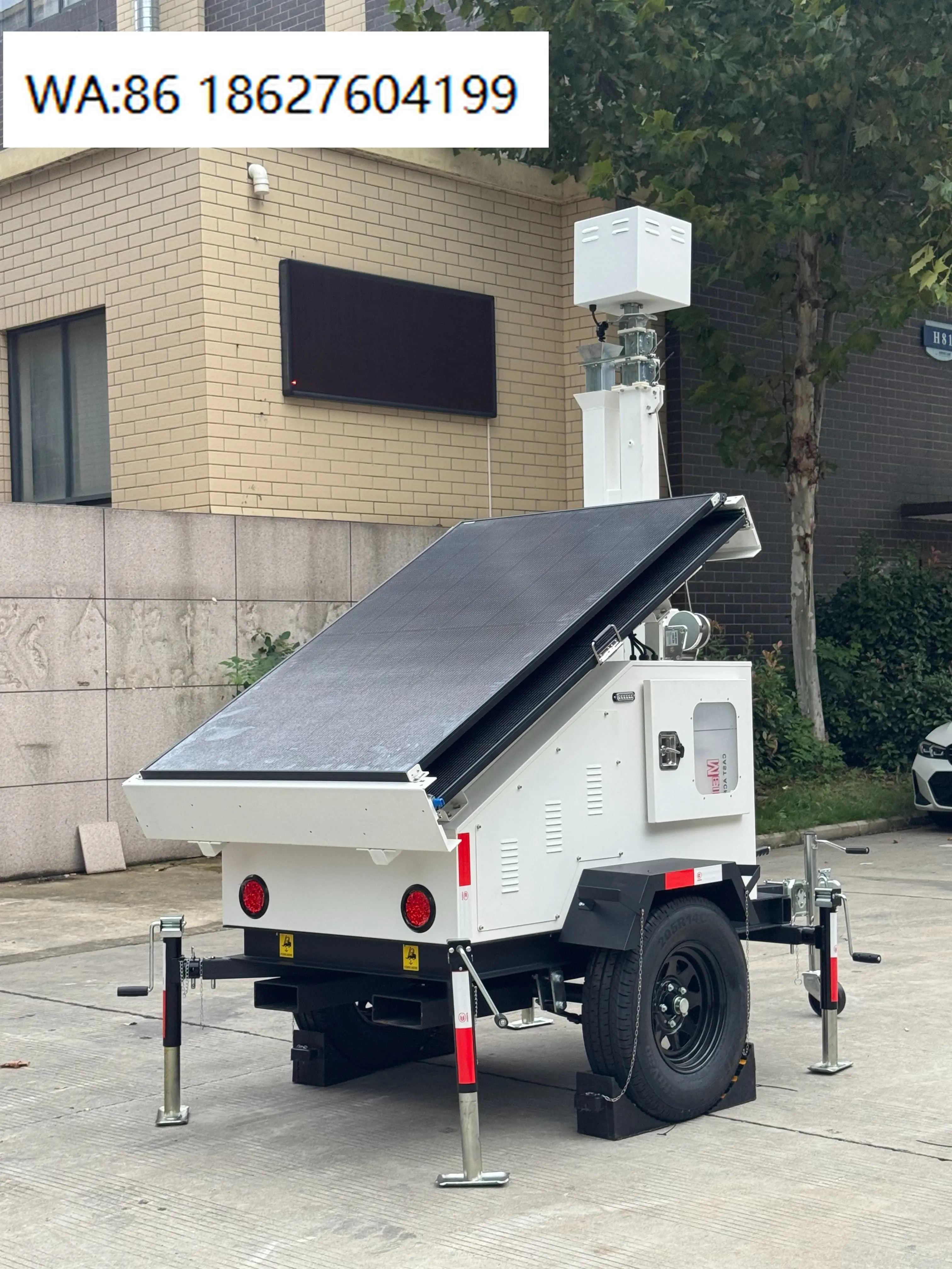 Experience Manufacturer Camera Trailer Solar Power Generator Extensive Security Trailer Produce