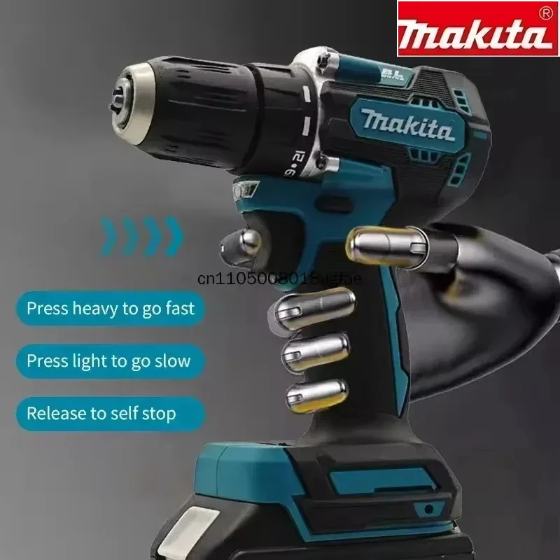 

NEW Makita DDF487 Brushless Cordless Driver18V Drill Motor Compact Big Torque Lithium Battery Electric Screwdriver Power Tool