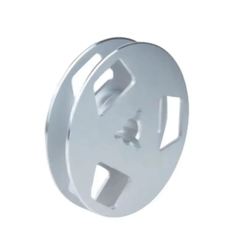 بكرة تناول الطعام A42Z-1/4 مقاس 2.5 بوصة، بكرة مفتوحة من المعدن للأجهزة، 3 فتحات مقاومة للرياح، بكرة شريطية فارغة 2.5 بوصة