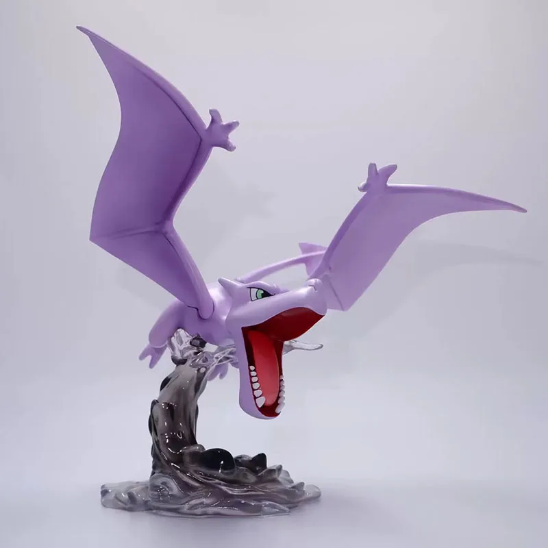 PokeMon Figure Aerodactyl Anime Figure Cute Purple Aerodactyl Figures Model Statue Doll Collection Decoration Toy Friend's Gifts