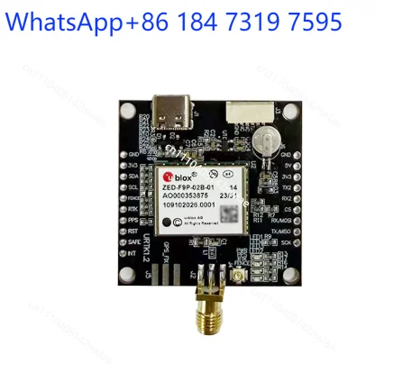 ZED‑F9P‑01B u‑blox F9K RTK GNSS Board Type‑C L1+L5 Centimeter Accuracy Differential Positioning Module