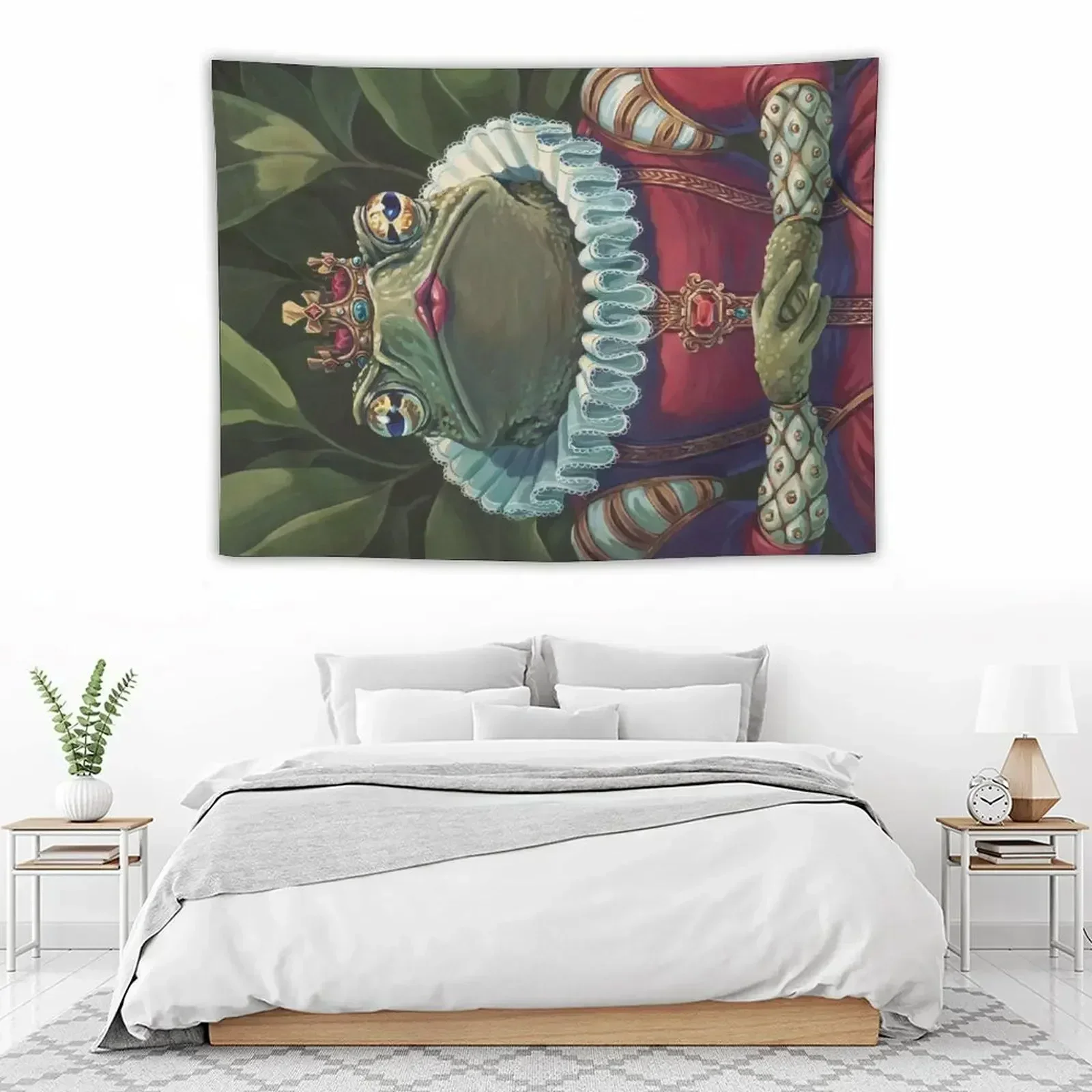 

Toad Queen - rotated for tapestries Tapestry Home Decor Accessories Aesthetic Home Decor Tapestry