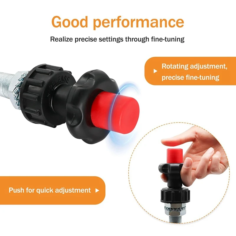 PORK-6FT Сверхмощный регулируемый фиксирующий кабель с нониусом заменяет VCGTX06 Регулируемый сверхмощный кабель управления нониусом с красной фиксацией