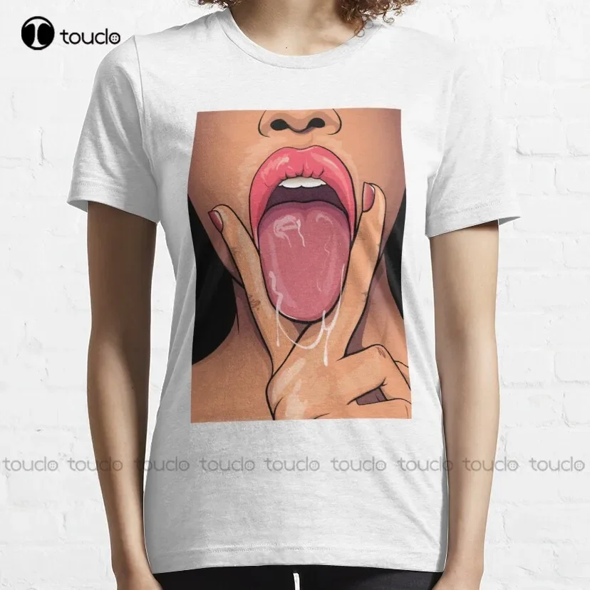 Gifts Idea Licking Love For Birthday Classic T-Shirt Black Tshirts Shirts For Men Tee T Shirts Harajuku Streetwear New Popular