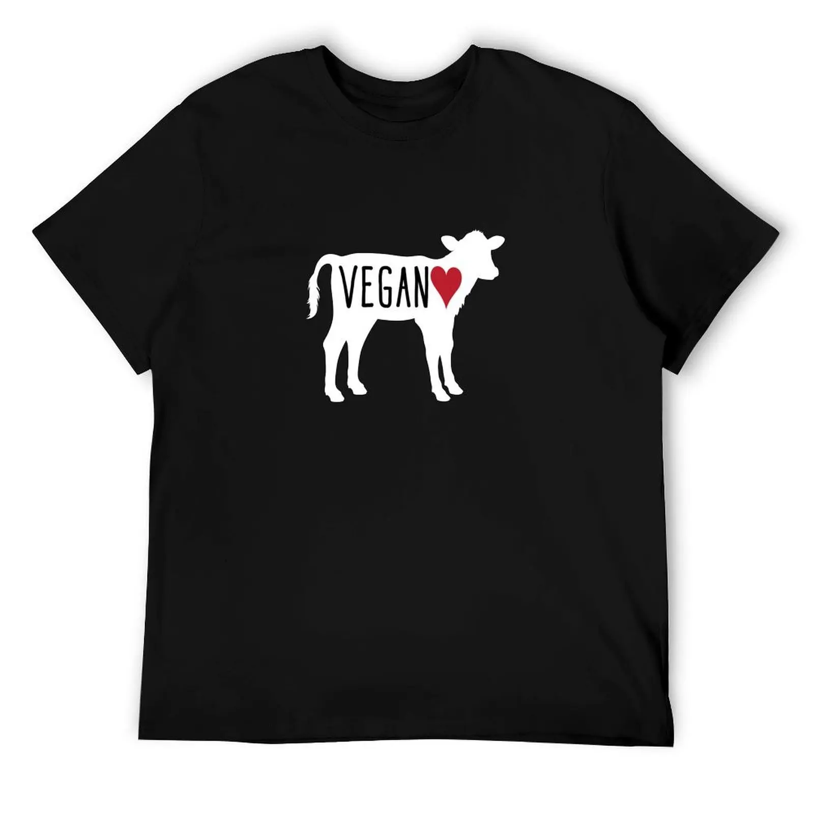 

Vegan Cow Heart T-Shirt man t shirt heavy cotton cotton t shirt man T-Shirt