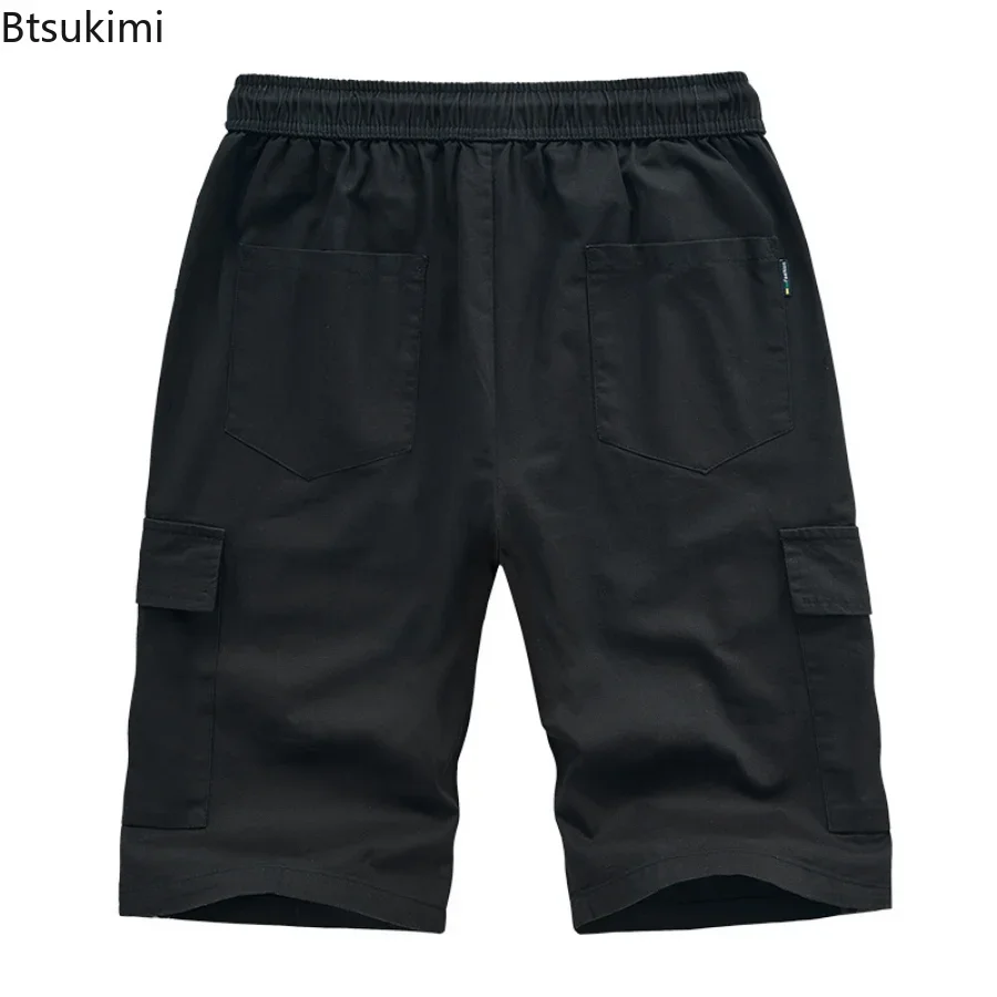 New 2024 Men\'s Summer Shorts Oversized Casual Shorts Men Cotton Fashion Hip Hop Men Ribbons Design Shorts Male Beach Pants 8XL