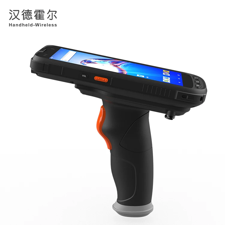 

5,5 "прочный портативный Android лазерный сканер штрих-кода Pda перезаряжаемый 9000 мАч 4G 2D QR сборщик данных для умных инвентаря