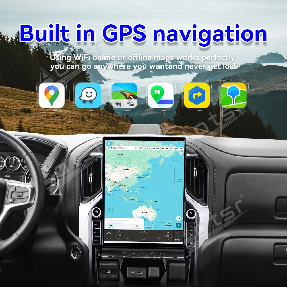2026 Personalización, 16,2 'Android 15 para Chevrolet Solod, 2019-2023, navegación GPS Carplay Radio de coche Pantalla táctil 4G WIFI DPS