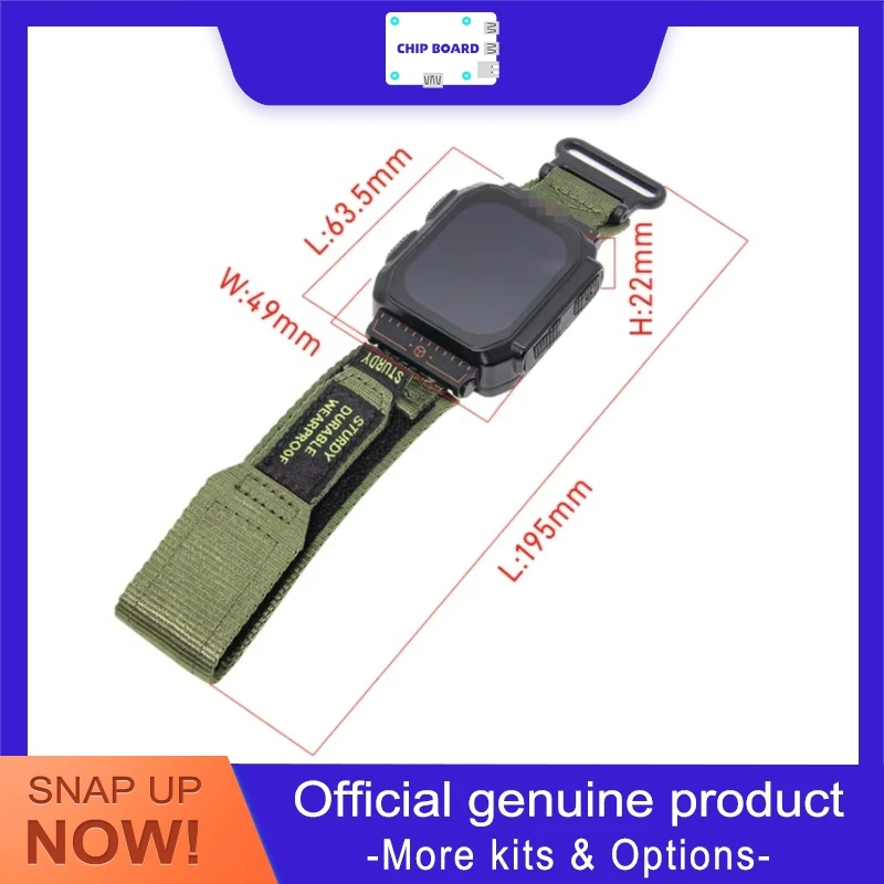 

T-Watch-Ultra ESP32-S3 programmable smartwatch, WiFi Bluetooth, SX1262 LoRa module, 2.06" AMOLED display