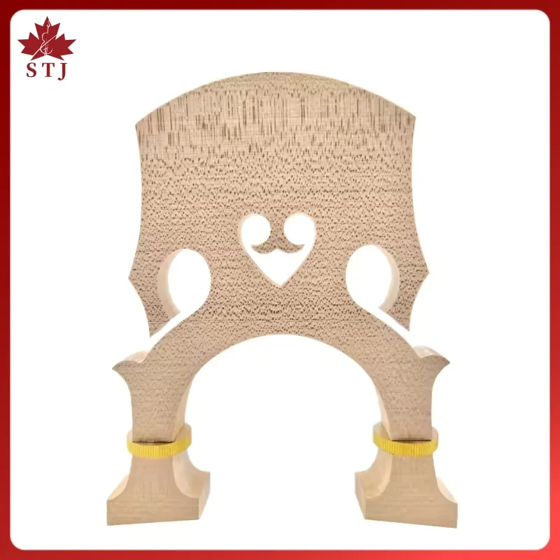 1/3PCS Adjustable Cello Bridge 4/4 3/4 1/2 Maple Wood Height Cello Parts Accessories