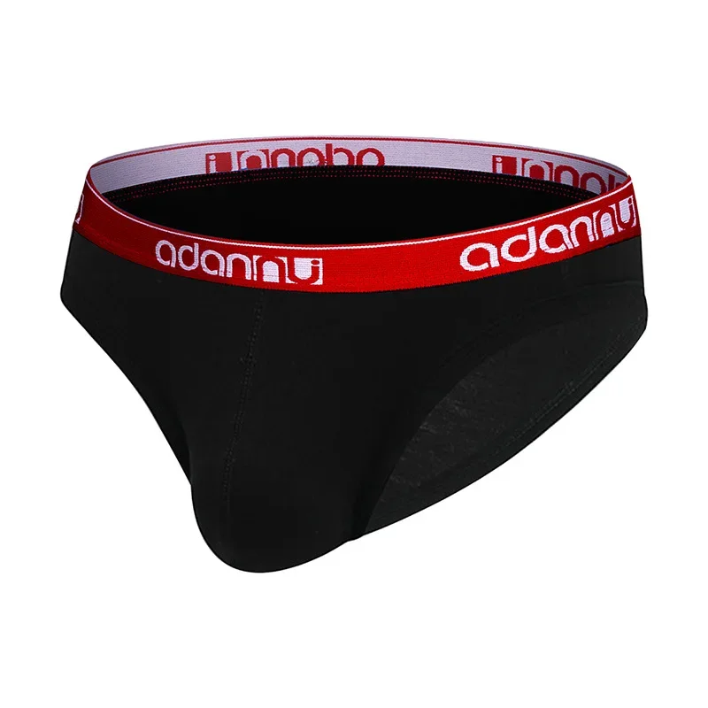 Adannu new triangle underwear men\'s solid color u convex three-dimensional crotch cotton sexy bikini underwear men\'s Ad41