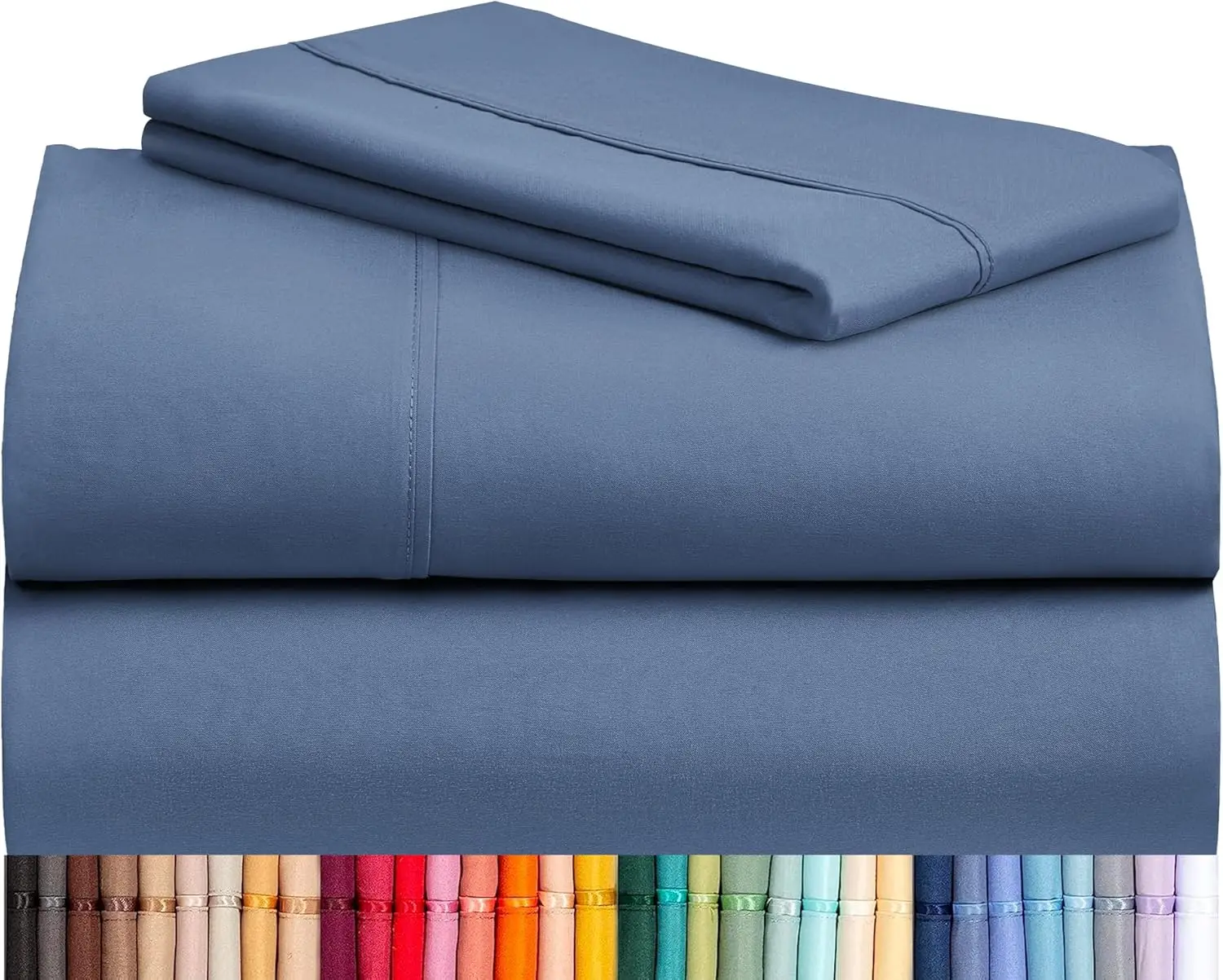 

Twin Xl Sheets - Soft Twin Bed Sheets For-Boys-And-Girls-3 Pc Deep Pockets 18"" Wrinkle Free-Kids-Fitted Sheets Hine Washable