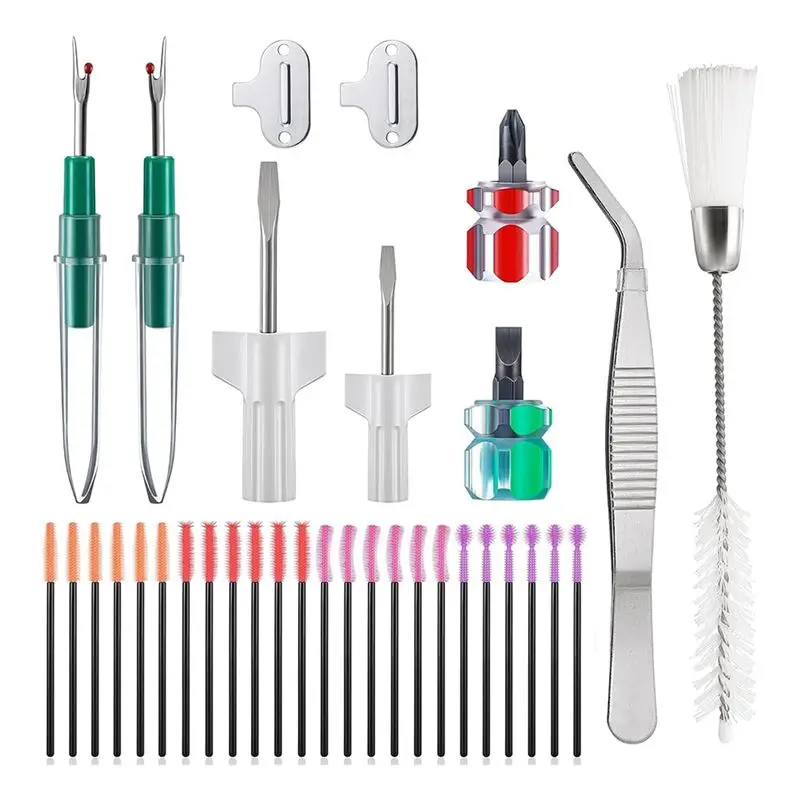 

Набор для чистки швейных машин A20F-30, 30 предметов, инструменты для ремонта и чистки швейных машин