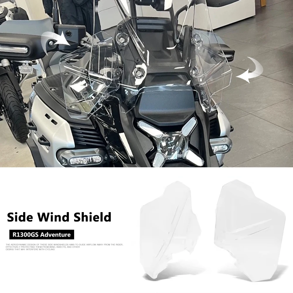 

New Motorcycle Accessories For BMW R1300GS Adventure R1300 GS R 1300 GS ADV 2024 2025 Side Windshield Windscreen Wind Deflector