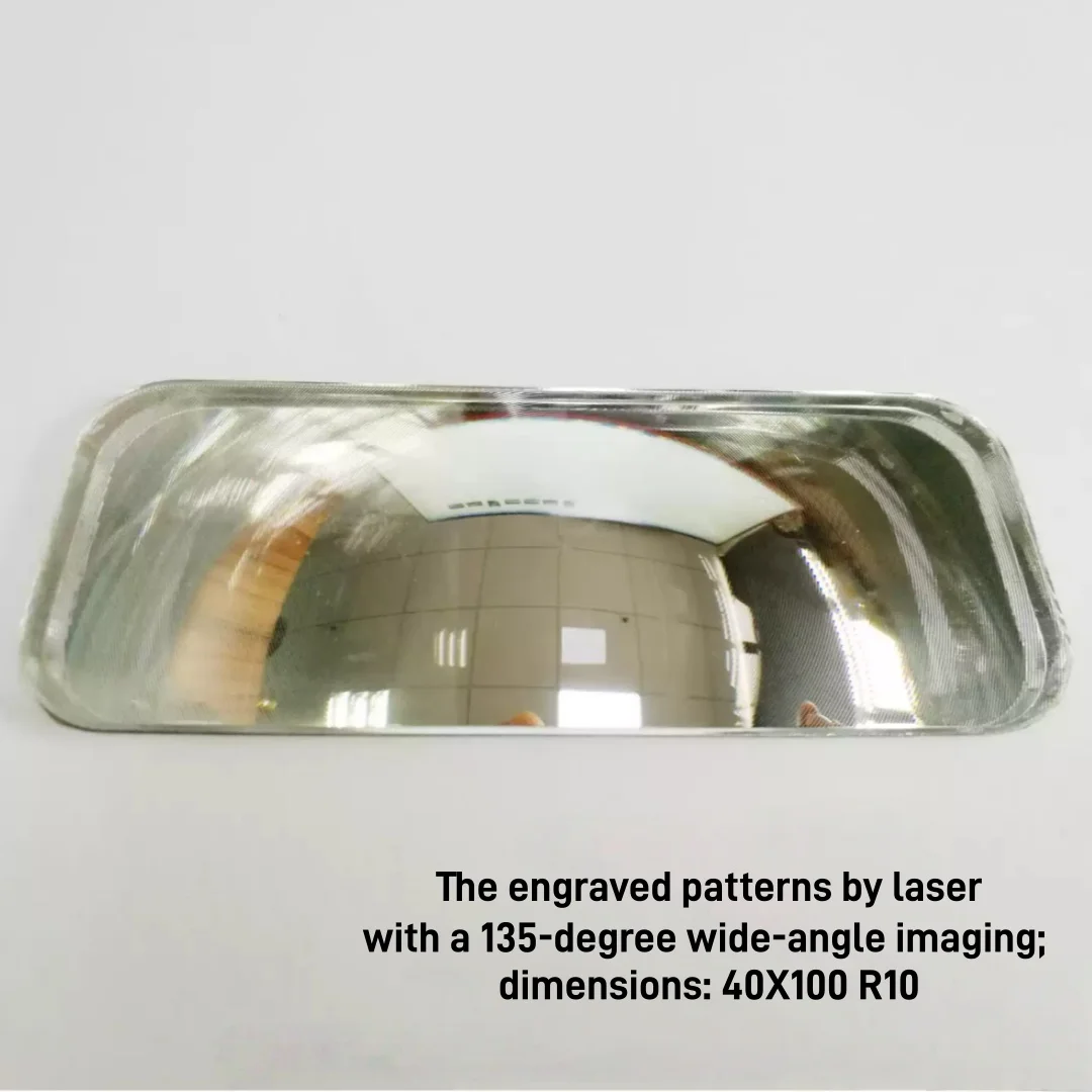 40x100mm R10 Fresnel Wide Angle Anti Peep Mirror Flat Rearview Lens ATM Terminal Privacy Protection Reduce Magnifier Lenses