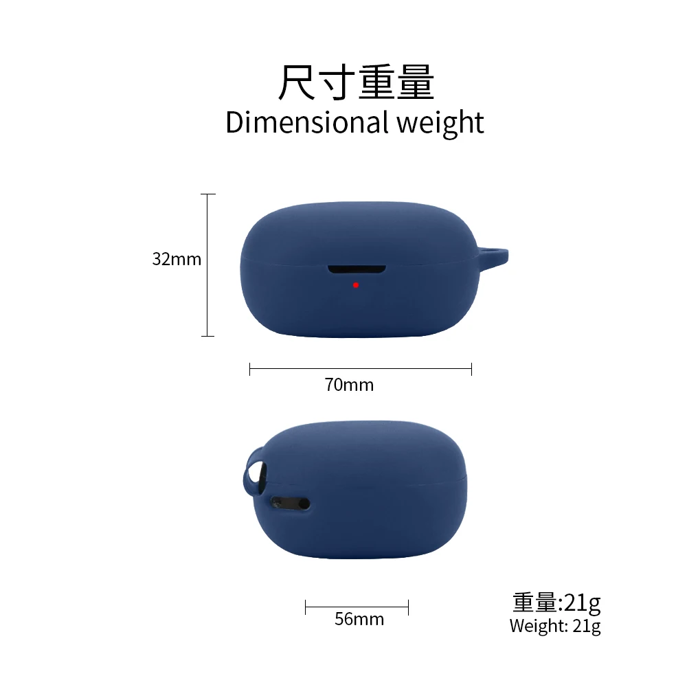 For Anker Soundcore R50i Case Silicone Soft Shell Lanyard Pendant Soundcore P20i Shockproof Case Soundcore P25i Protective Cover