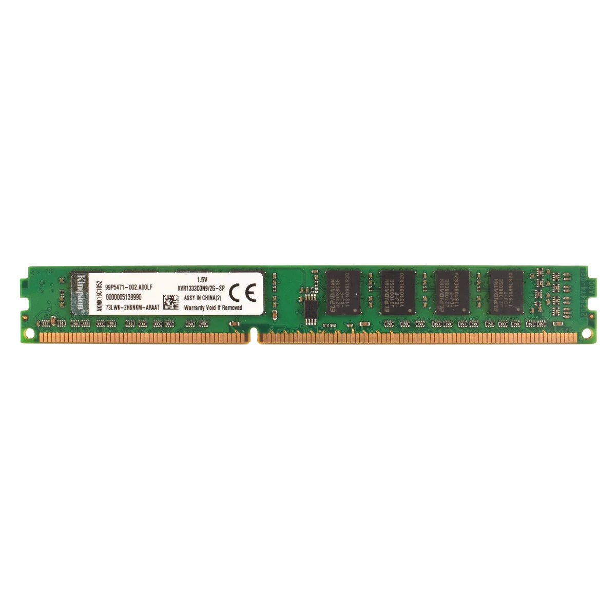 Kingston Memoria RAM DDR2 2 ГБ 800 МГц 667 МГц DDR3 2 ГБ 1333 МГц PC2-5300 PC2-6400 PC3-10600 Модель настольной памяти