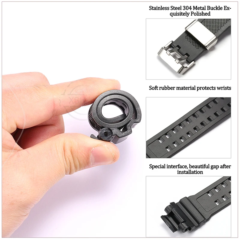 Resin Band Suitable For Casio G-shock GW-4000 GA-1000 GW-A1000 GW-A1100 G-1400 Color Rubber Waterproof Watch Chain Accessories