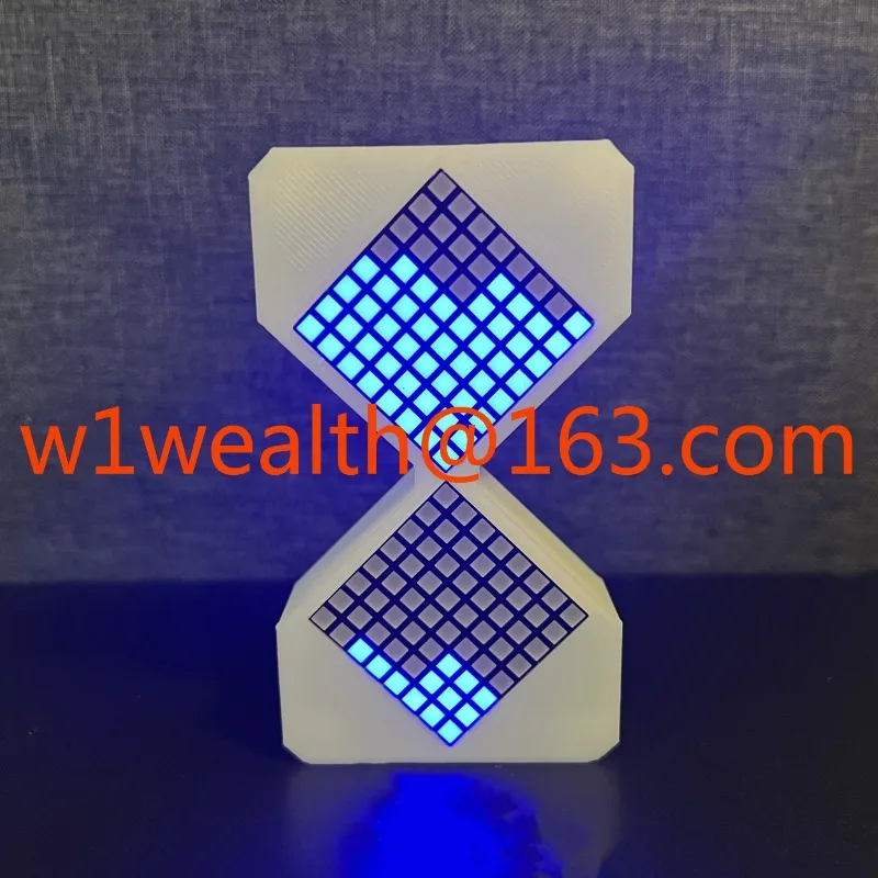 

Ai Digital Hourglass Timer Electronic Hourglass Digital Hourglass Timer High-end Ornaments Glass Sand Timer