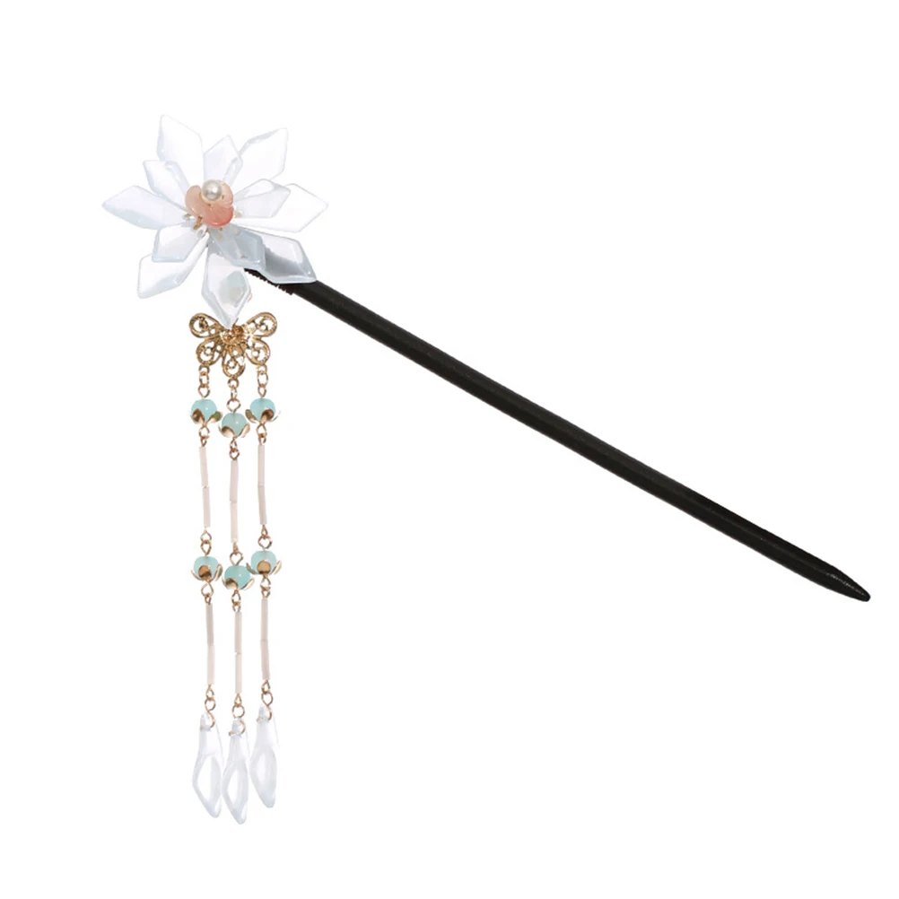 

Vintage Hairpin Tassel Chopstick Light Weight Retro Hair Chopstick Hairpin Style Wedding Accessories Hair Stick Bun