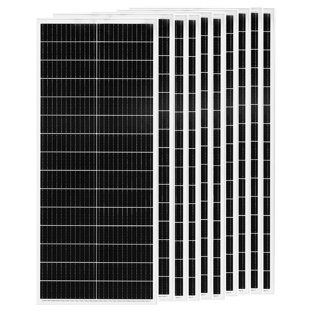 100W Rigid Solar Panel 1000W 500W 400W 300W 200W 100W Photovoltaic Module 16.5V Monocrystalline Solar Panels Battery Charger