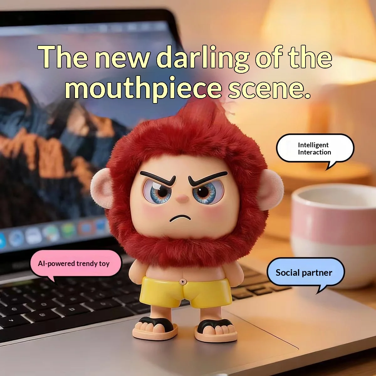 Leizige Ai Interactive Plush Doll Emotional Companion Robot Cute Smart Plush Toy For Adult Desktop Home Decoration