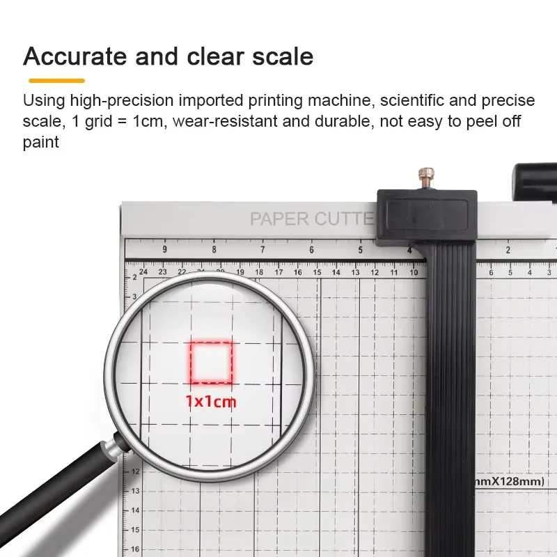 Professional Paper Cutter Machine A4 Metal Based Trimmer Paper Cutter Corner Setter for Paper & Photo Cutting Home Office Use