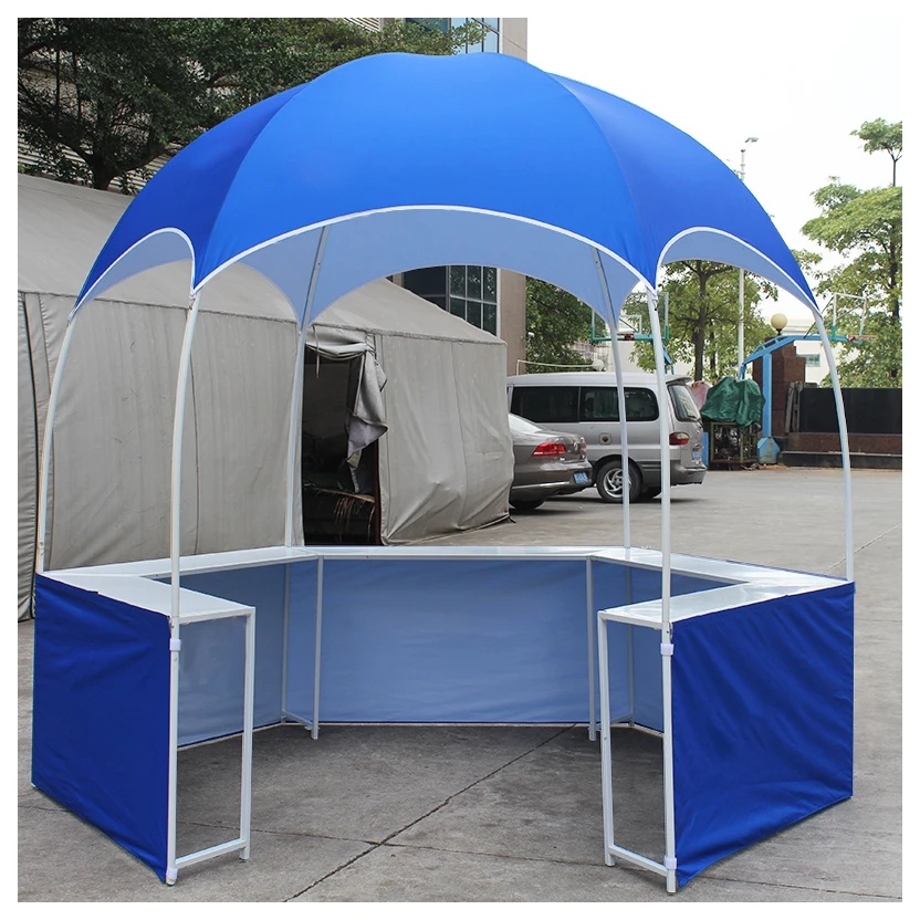 

Promotion Booth Tent Outdoor Display Hexagonal Type Kiosk Dome Tent