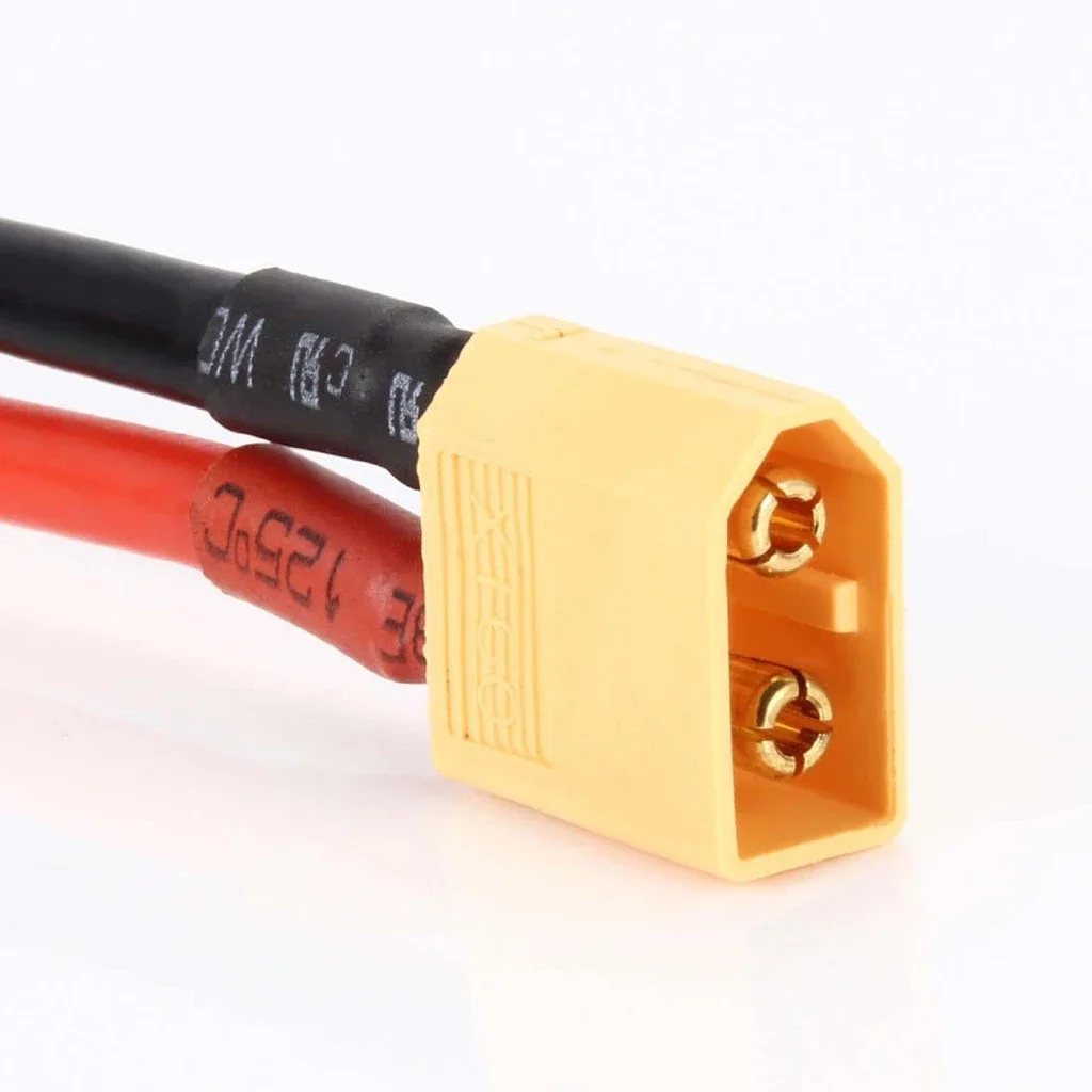 Male XT60 Connector to Female TRX Traxxas Plug Adapter Silicone 12AWG Cable Wire