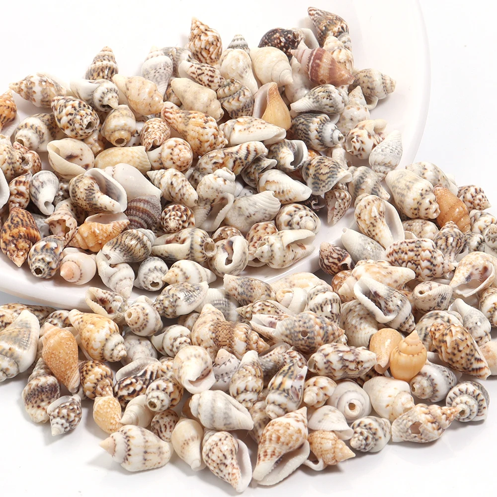 30g/lot 7-12mm Flower Snail Shell Beads Loose Spacer Bead For DIY Jewelry Making Charm Bracelet Necklace Keychain Accessories view 4