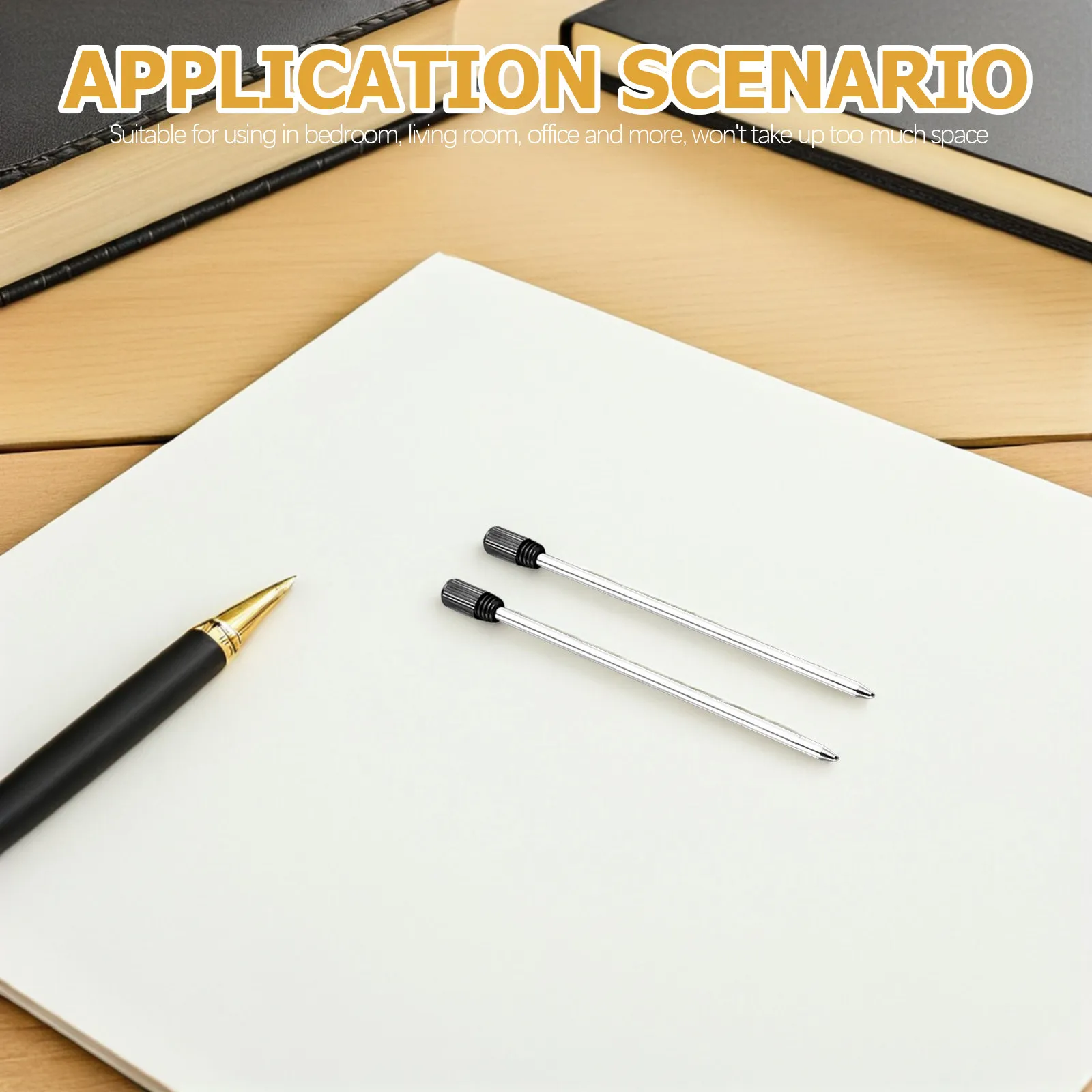 

Набор из 12 металлических стержней для шариковых ручек с черными чернилами, гладким письмом и тонким наконечником, совместимые с Cross