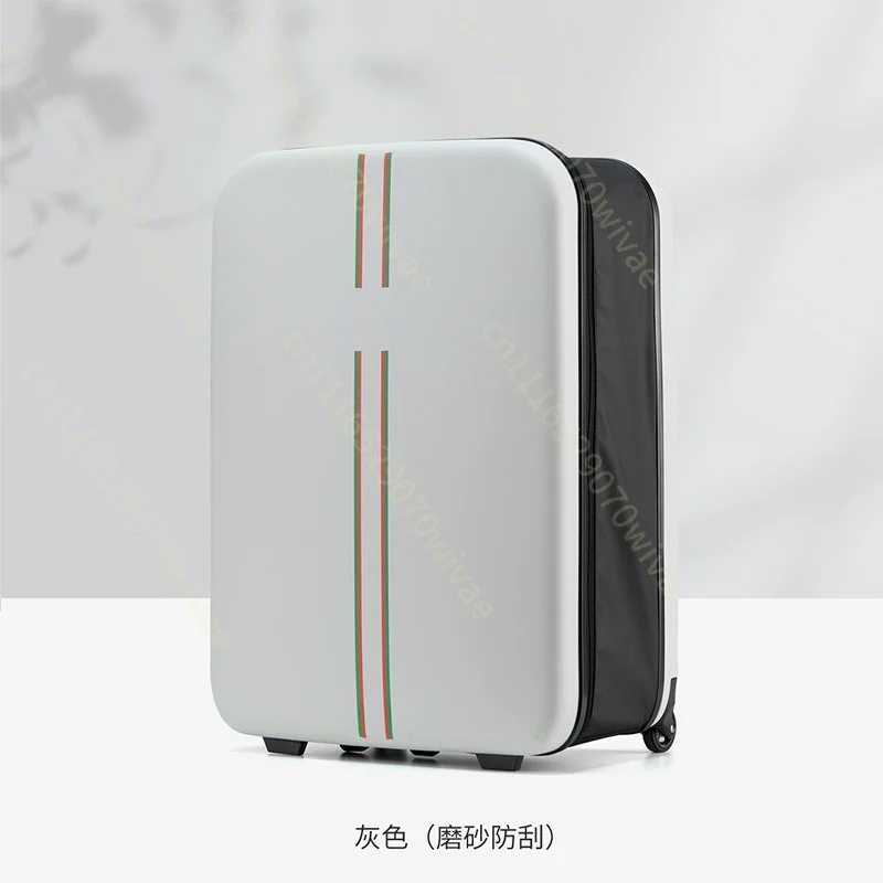 New foldable trolley suitcase, 20-inch and 24-inch suitcase, business trip, lightweight, foldable suitcase