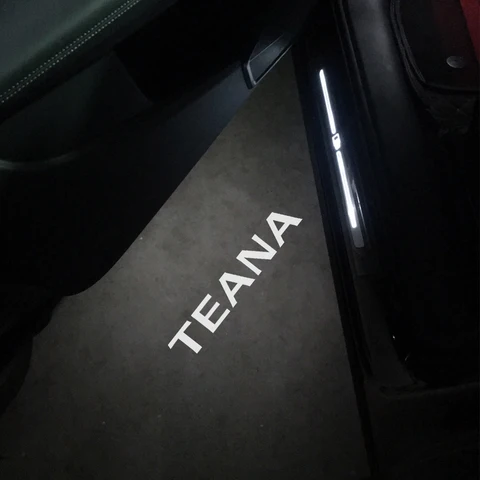 2 шт. Светодиодные приветственные огни автомобильной двери для Nissan Teana J32 2008 2009 2010 2011 2012 2013 Аксессуары для лазерных проекторов Nismo