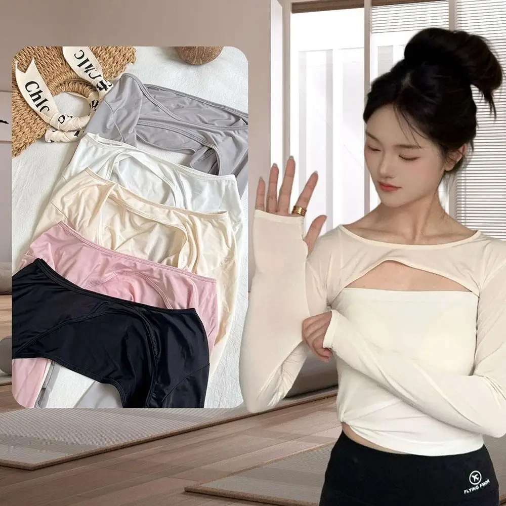 원피스 긴 소매 UV 팔 커버 여성 일반 어깨 걸이 Hijab 탑 여성용 탑 카디건 여름 운전 사이클링 자른 케이프