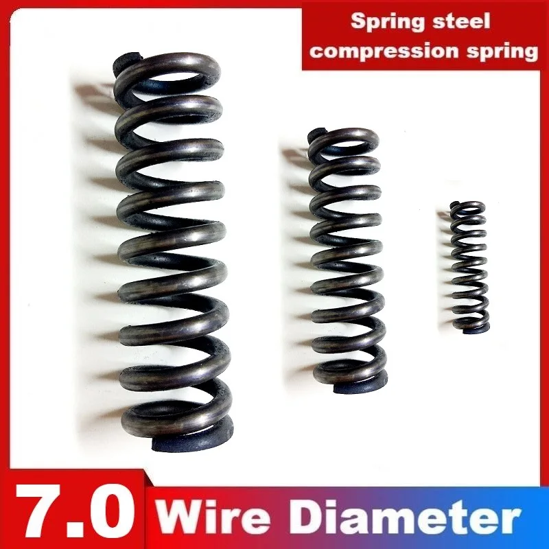 

Wire Dia7.0mm,Spring steel Y-shaped compression spring,OuterDia35-100mm,Length40-300mm,black shock-absorbing spring