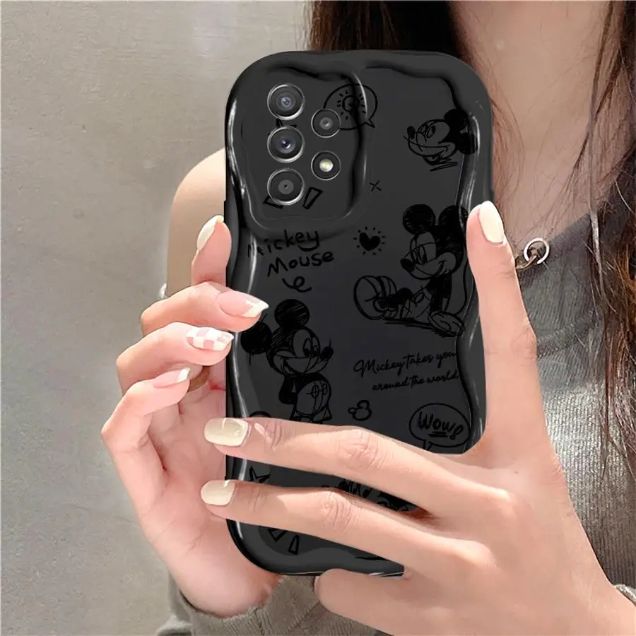 Disney Mickey Mouse Minnie Mouse Case for Samsung Galaxy A35 A52 A54 A36 A24 A55 A25 A32 A56 A23 A53 Soft Phone Cover