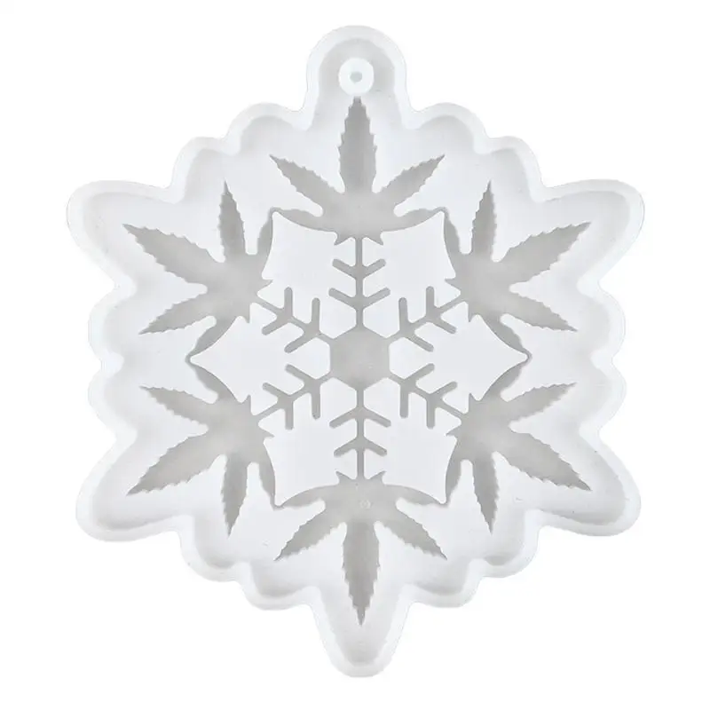 A52E Christmas Tree Pendant Epoxy Resin Mold Xmas Party Decorations Silicone Mould