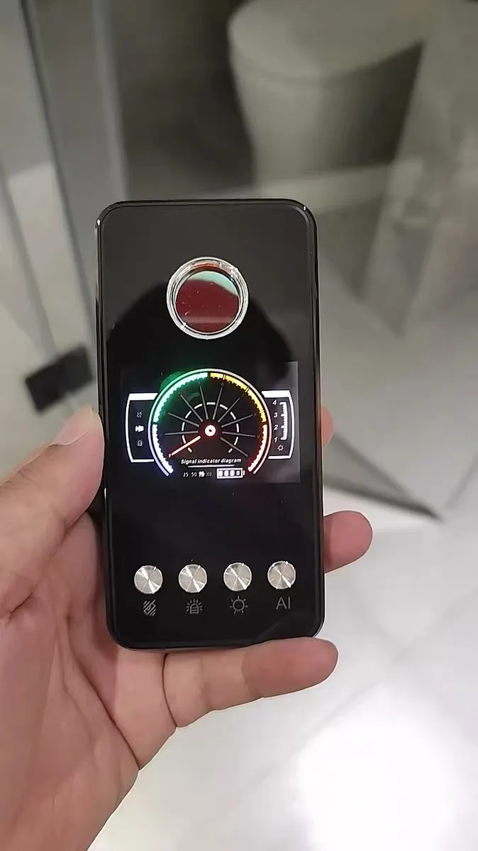 

Anti Spy gadgets Laser Detector,1MHz-8.0GHz RF Signal Infrared Scanner for GPS Tracker/Hidden Camera/Wiretapping Device Killing