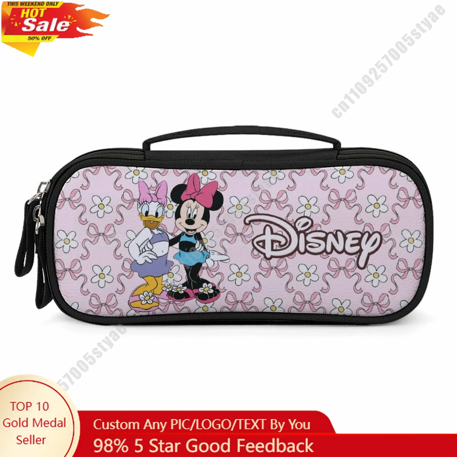 

Minnie Mouse Daisy Duck Pencil Case Disney Cartoon Character Customized Design Personalized Creation Holiday Gift Cosmetic Bag C