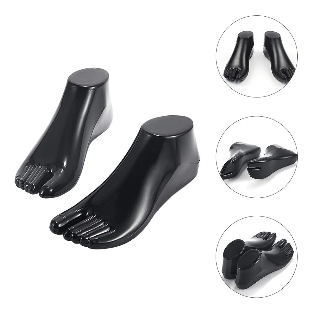 Stand Orthopedic Sandals Foot Model Mens Black Socks Shoes Supply Protector Sneaker