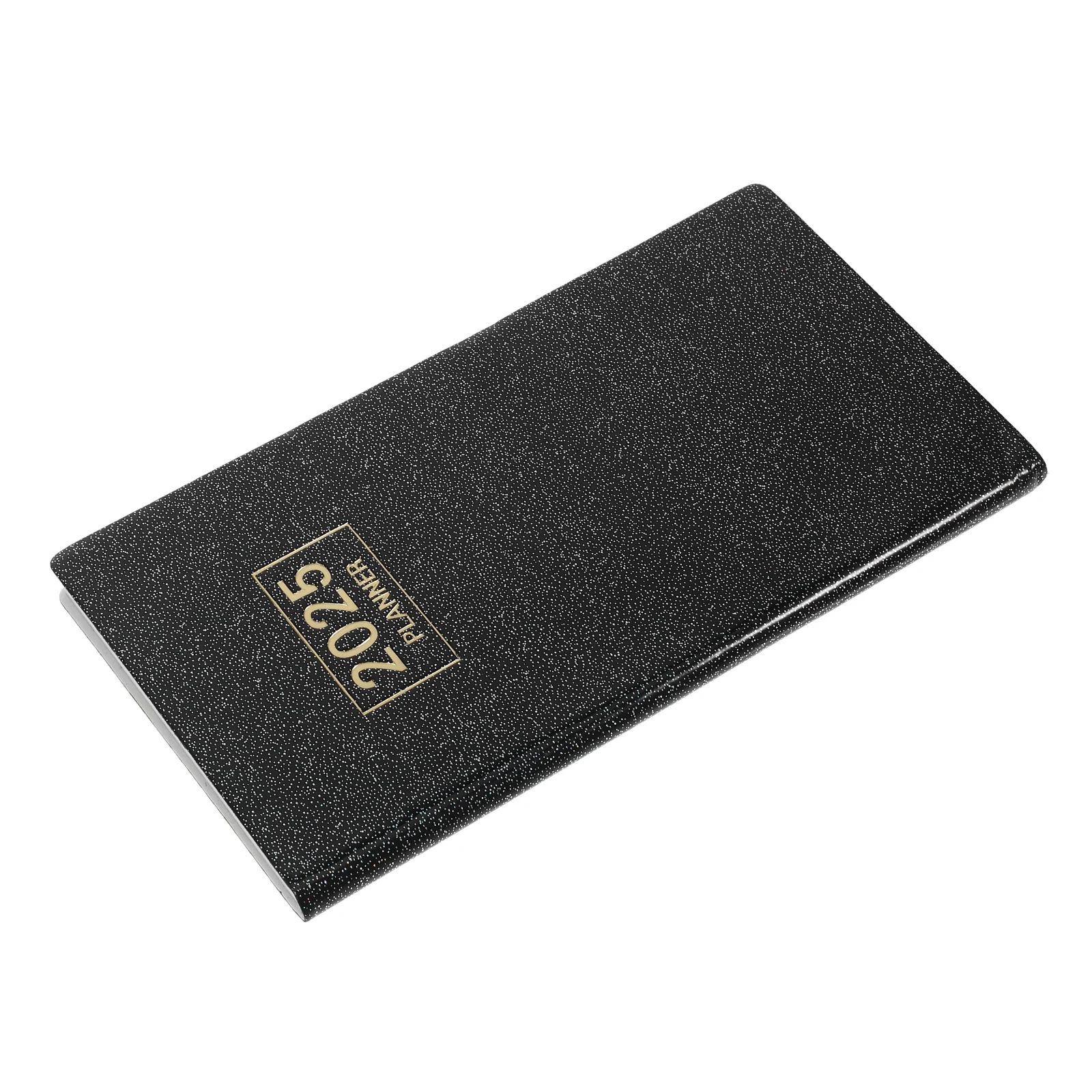 

Agenda Book Notebook Hardcover Planner Thin Section Black 2025 Notebooks Student