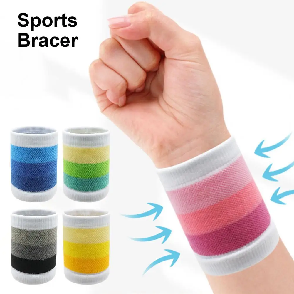 Sports Wristband Sweat-wicking Wristband Youth Sports Wrist Support Bracelet for Volleyball Basketball for Outdoor for Daily