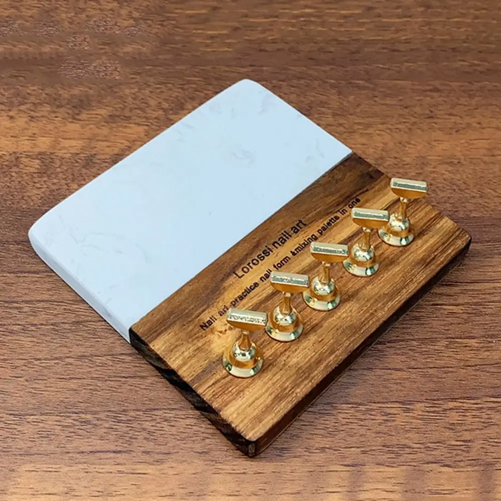 

Квадратный/круглый магнитный держатель для дизайна ногтей, сильный магнитный 5, держатели для ногтей, подставка для накладных ногтей, съемная, простая в использовании