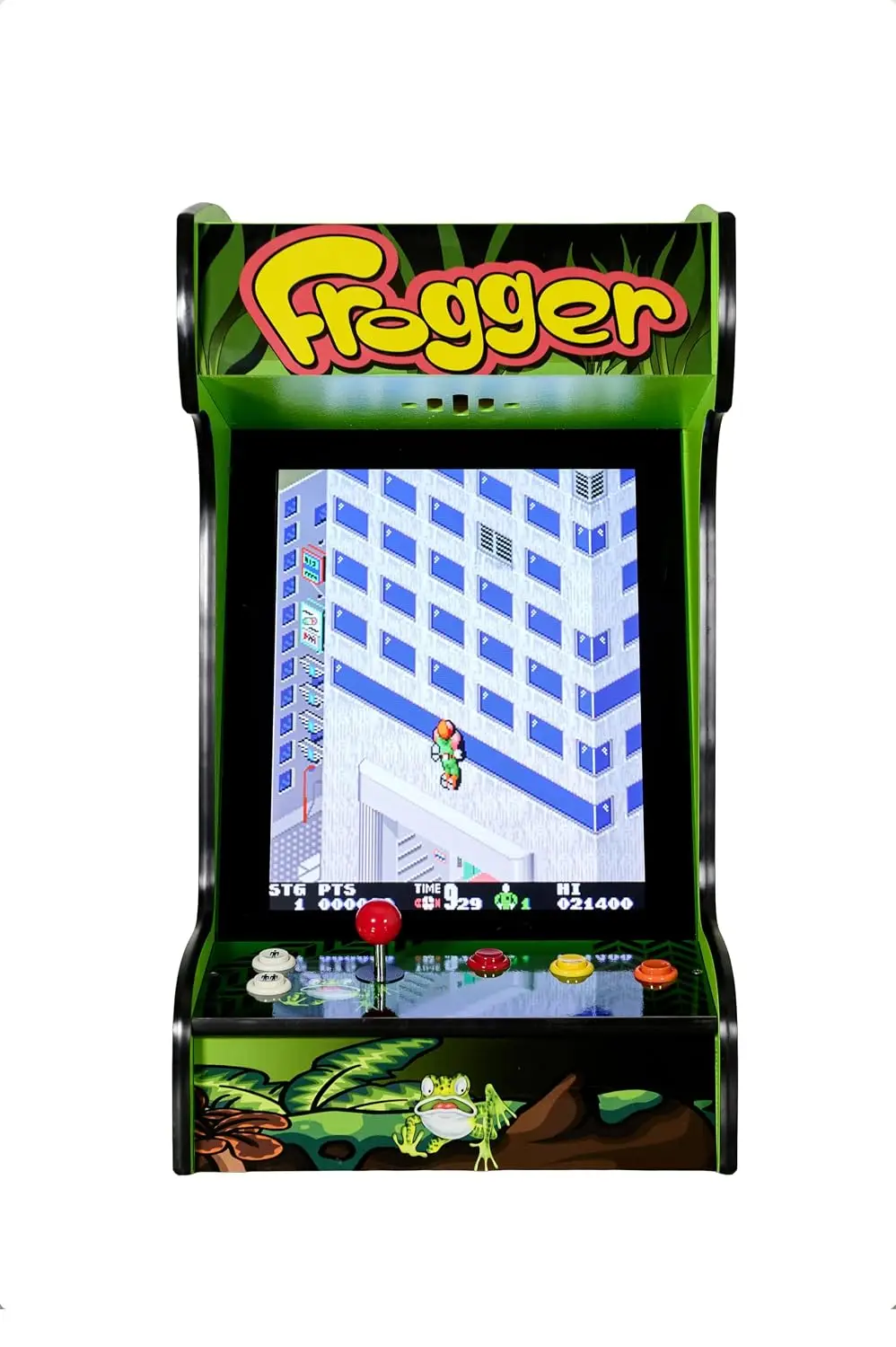 Classic Home Arcade Machine - Tabletop and Bartop - 412 Retro Games - Full Size LCD Screen, Buttons and Joystick, Customized