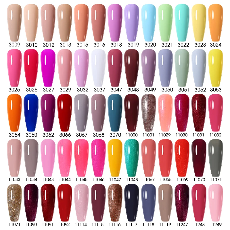 NAILCO 15ml Smalto gel per unghie serie nera 333 colori Blu UV e LED Smalto gel Nude Red Soak Off Semi permanente Smalto gel per unghie UV