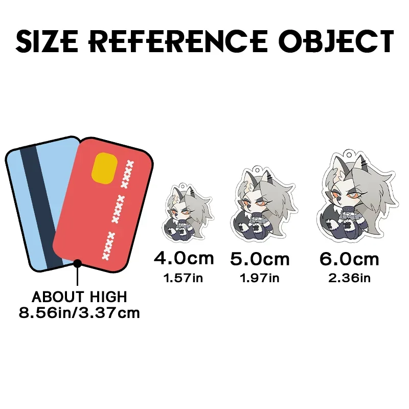 Police Girl Seductive Posture Acrylic Keyring HD Pattern Hot Selling Accessories Versatile Fashionable Props Back To School